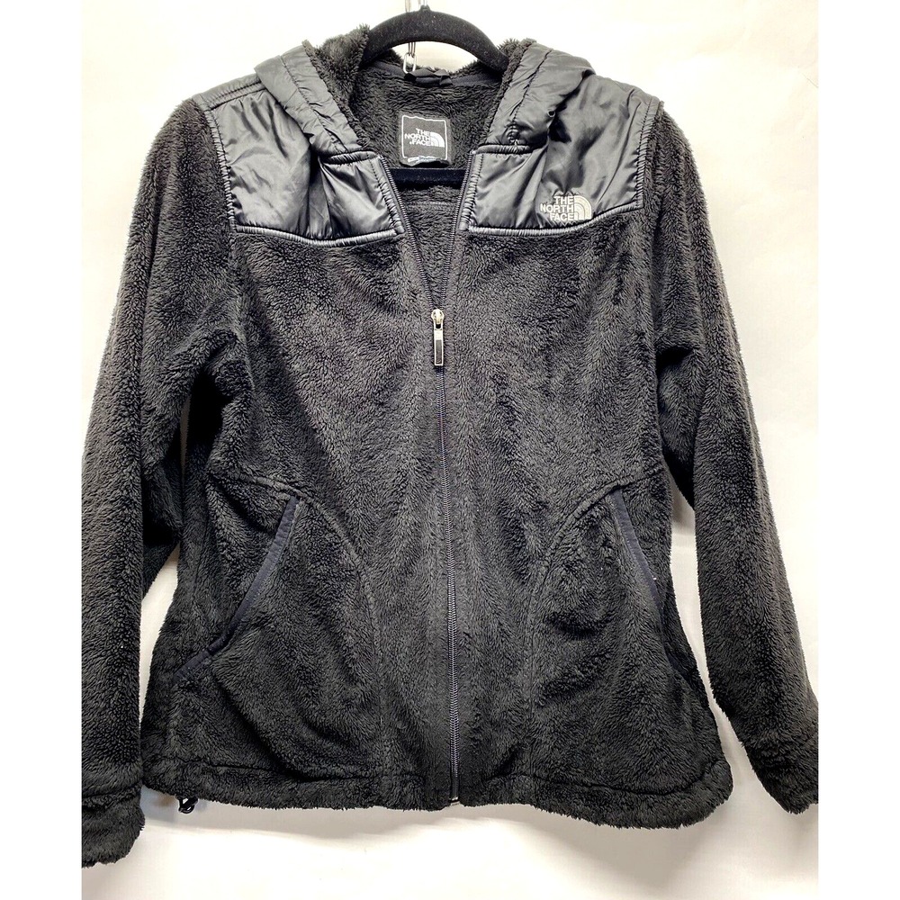 The North Face Womens Black Oso Medium Fleece Polyester Jacket (A5)